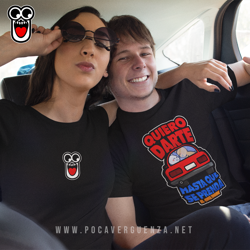 Quiero Darte Hasta Que Se Prenda El Check Engine pocaverguenza Camisetas