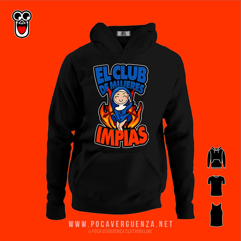 El Club De Mujeres Impías pocaverguenza Camisetas