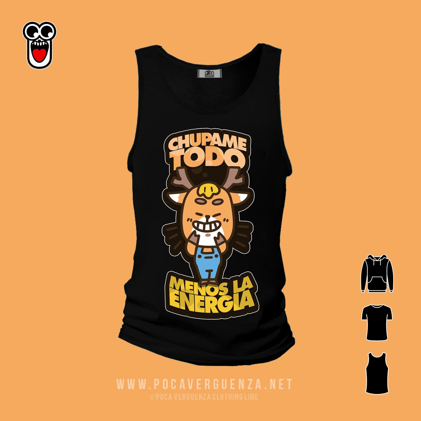 Chupame Todo Menos La Energia pocaverguenza Camisetas