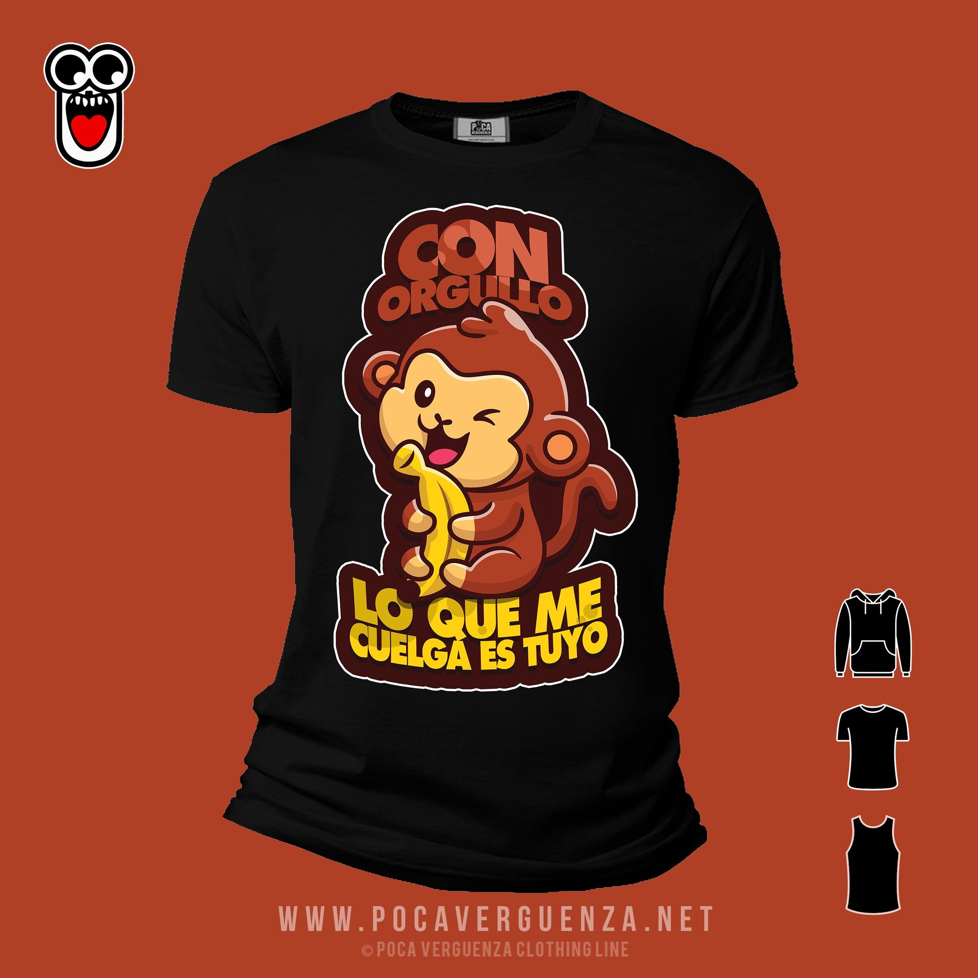 Con Orgullo, Lo Que Cuelga Es Tuyo pocaverguenza Camisetas