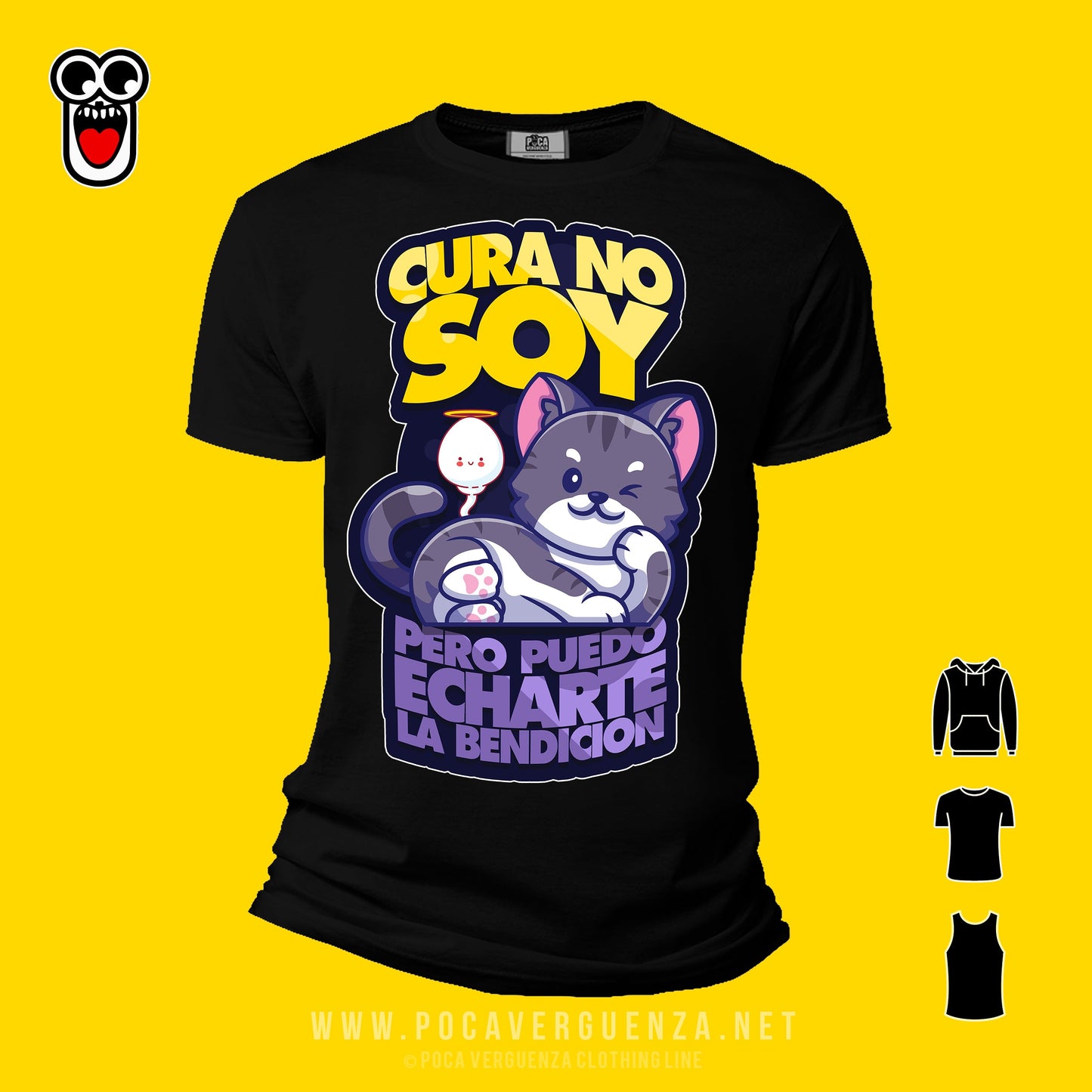 Cura No Soy Pero Puedo Echarte La Bendicion pocaverguenza Camisetas