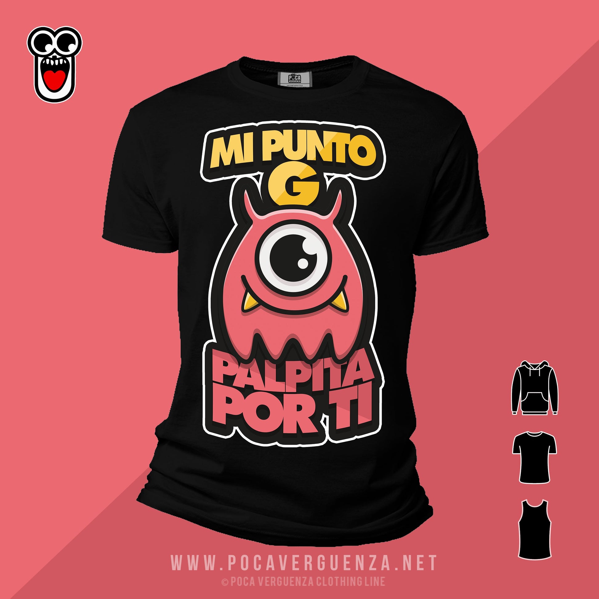 Mi Punto Palpita Por Ti pocaverguenza Camisetas