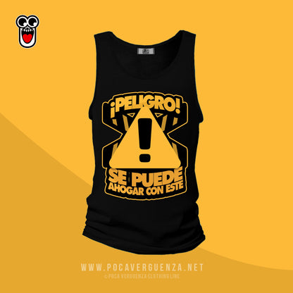 Peligro Se Puede Ahogar Con Este pocaverguenza Camisetas