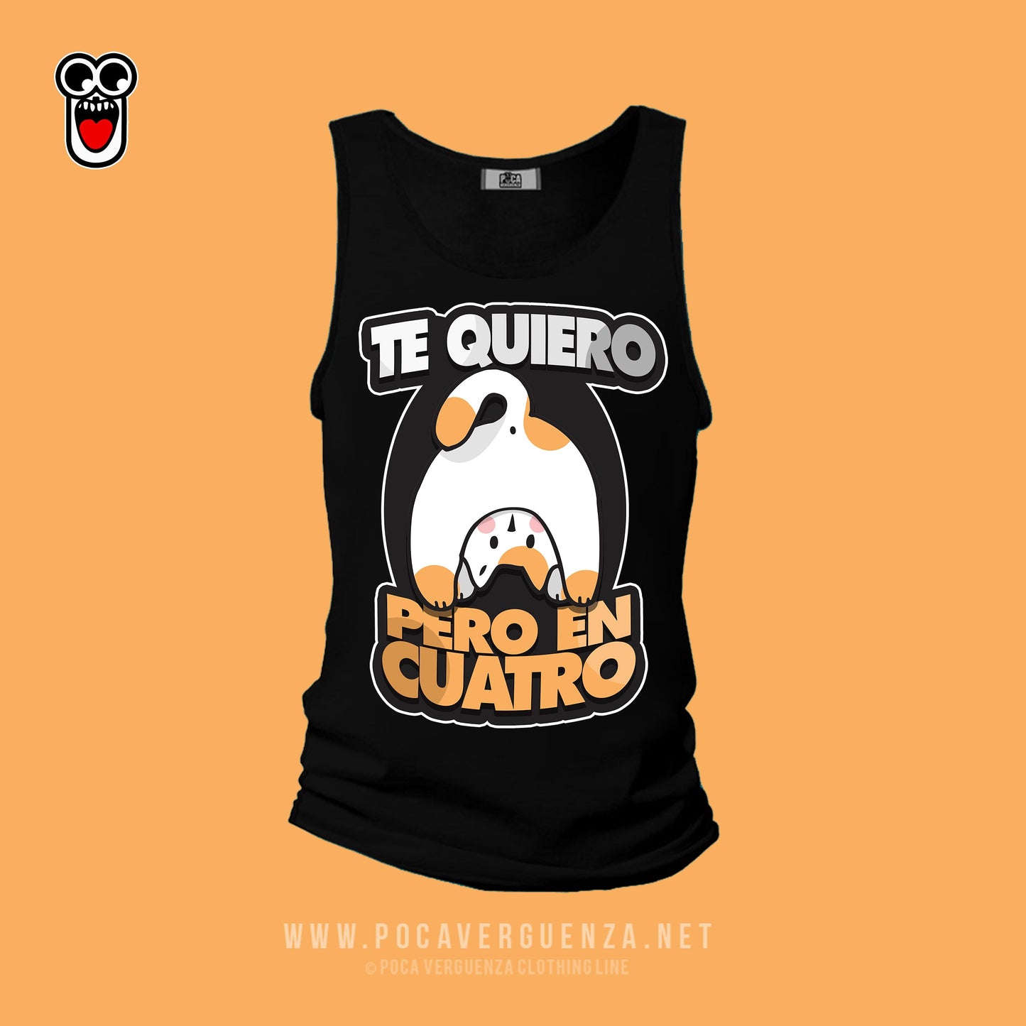 Te Quiero Pero En Cuatro pocaverguenza Camisetas