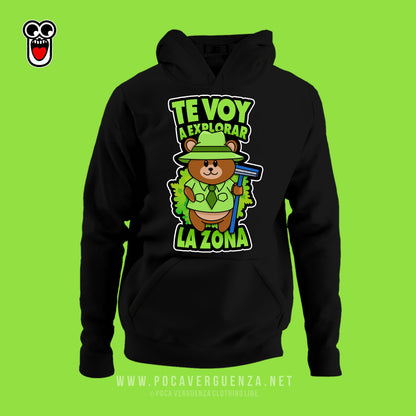 Te Voy Explorar La Zona pocaverguenza Camisetas